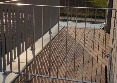 Balustrade terras staal - NDR Constructies